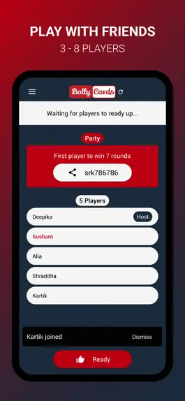 Game screenshot BollyCards apk