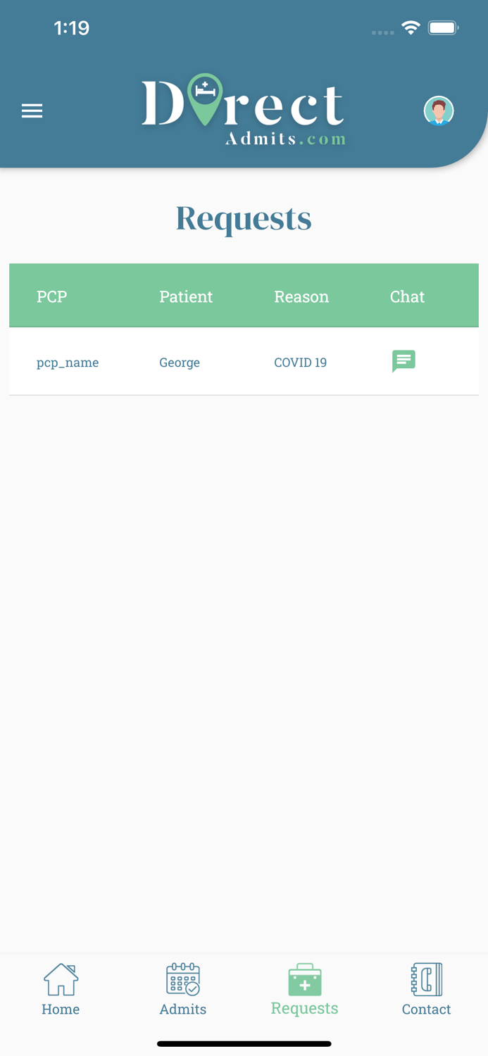 Direct Admit Hospitalist