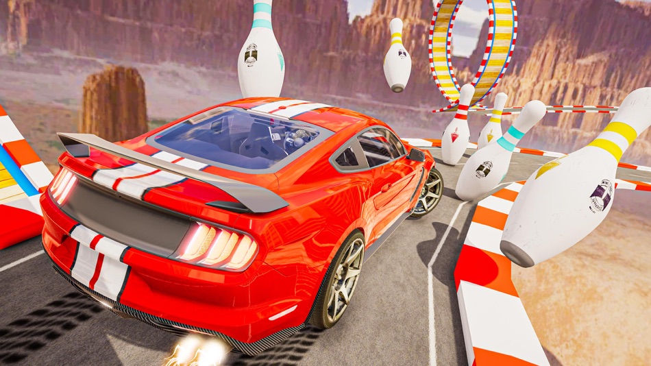 #2. Racing Car Impossible Stunts (iOS) Bởi: The Game Storm Studios