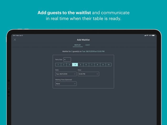TouchBistro Reservations