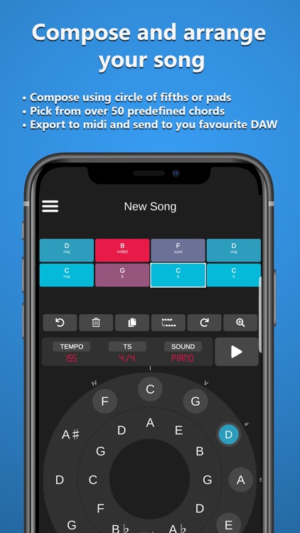 CODA: chord progression tool