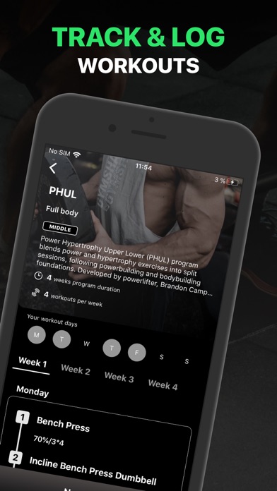 Steel Weight Lifting Workout Screenshot