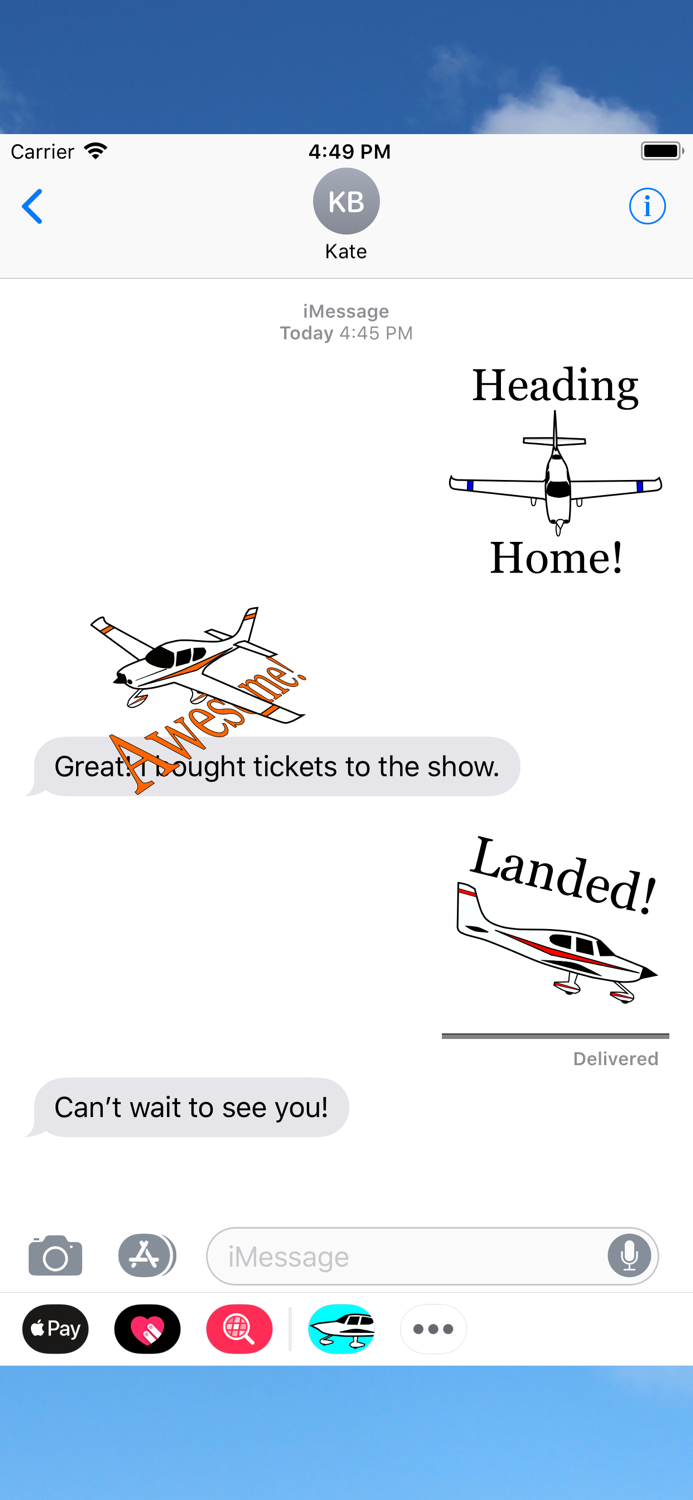Cirrus SR22 Sticker App