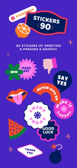 Game screenshot Stickers 90 for iMessage mod apk