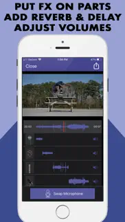 micswap video: audio fx editor iphone screenshot 3