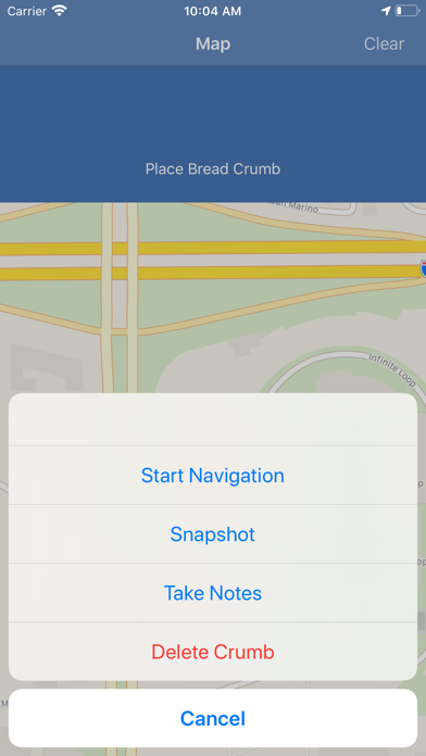 Screenshot #2 pour Bread Crumb Car Locator
