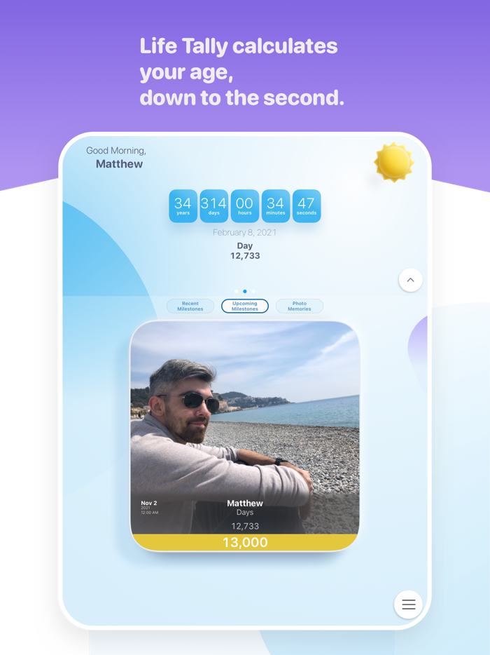 Life Tally Count Every Second