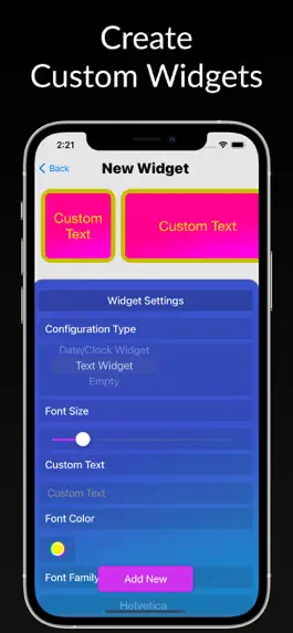 Game screenshot Custom Widget Creator apk