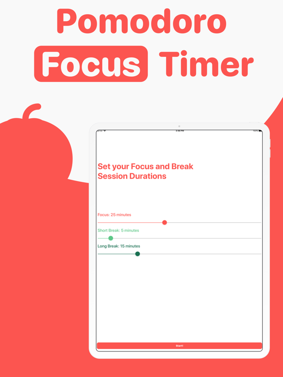 Screenshot #4 pour Pomodoro Focus Timer