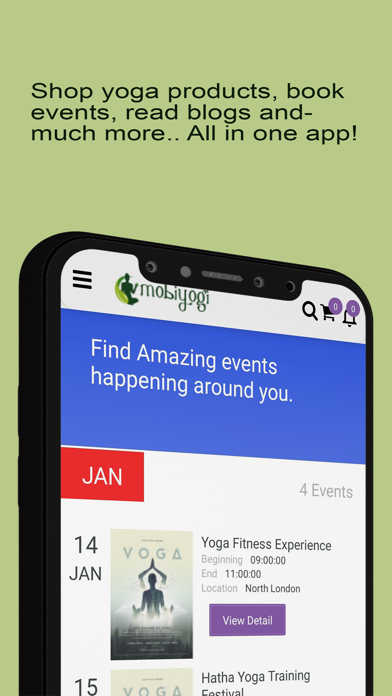 MobiYogi Screenshot