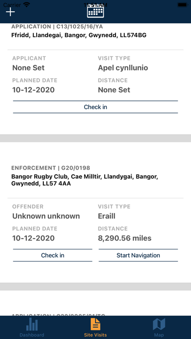 Planning App Screenshot
