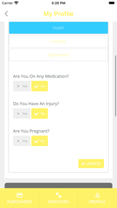 Lemon Fitness Screenshot