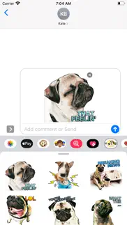 How to cancel & delete stickers of crazy dogs 3