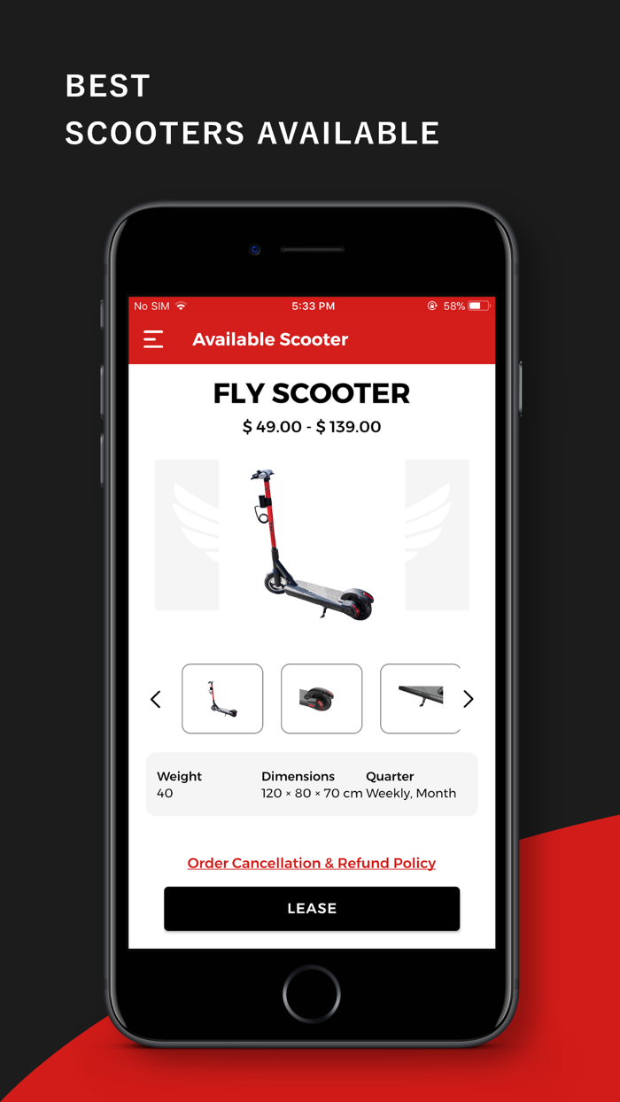 Fly Rentals- Electric Scooter