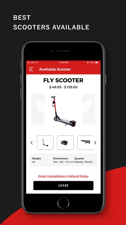Fly Rentals- Electric Scooter screenshot-3