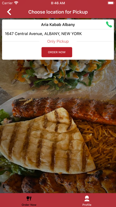 Aria Kabab Albany Screenshot