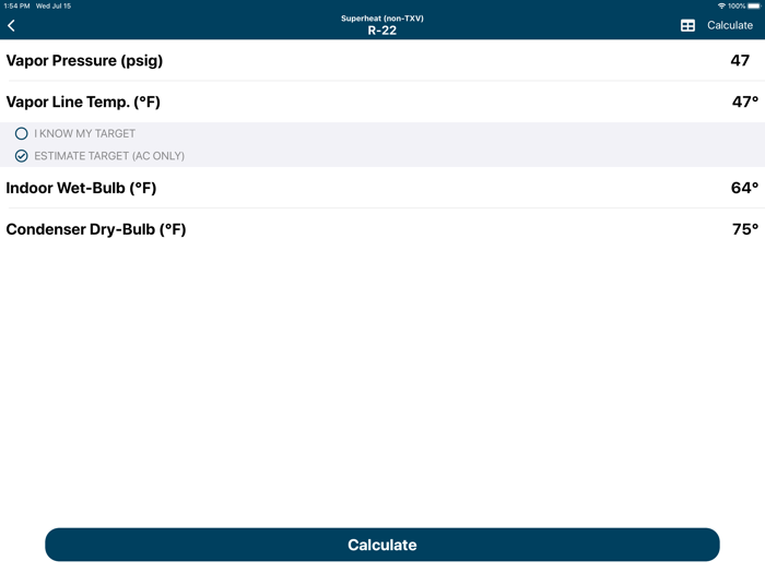 HVACR Check and Charge