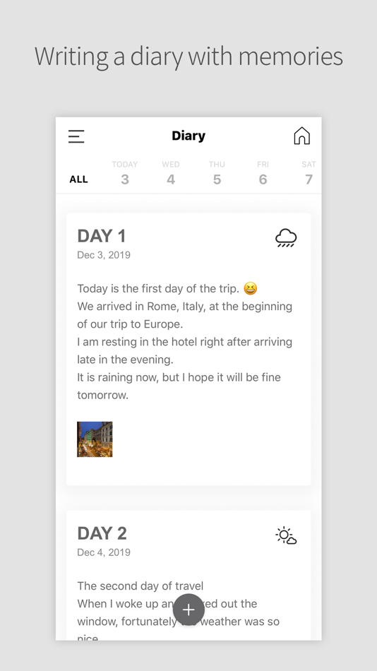 #5. DAILY TRIP - Trip History (iOS) By: youngjin seo
