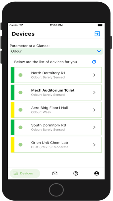 smartHHM-HealthHygieneMonitor Screenshot