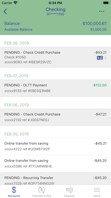 First General Bank Mobile Screenshot