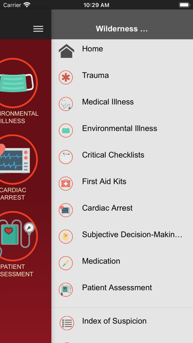 Wilderness Medicine Reference Screenshot