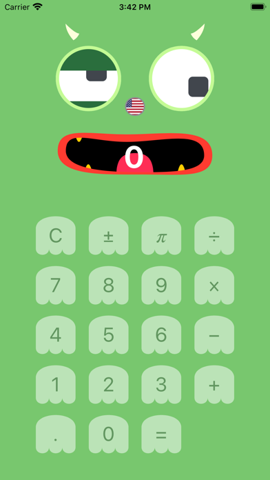 Monster calculator kid toddler Screenshot