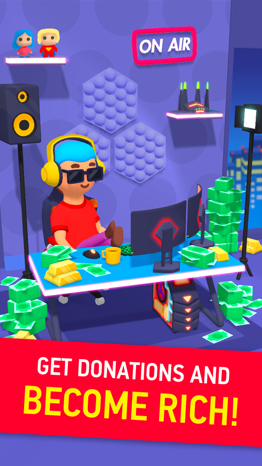 #2. Idle Streamer — Tuber Life (iOS) 来自: WAZZAPPS GLOBAL LIMITED