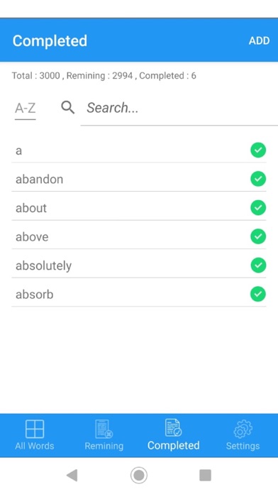 Learn English 3000 words Screenshot