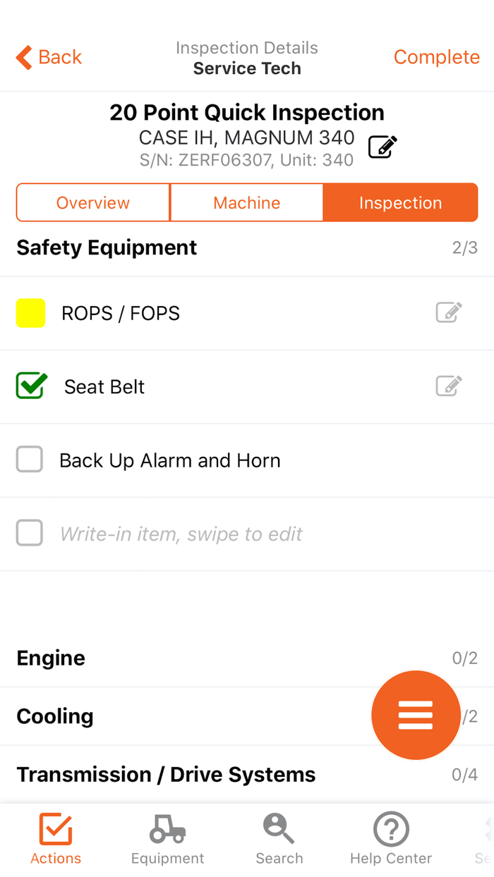 Activate Inspections