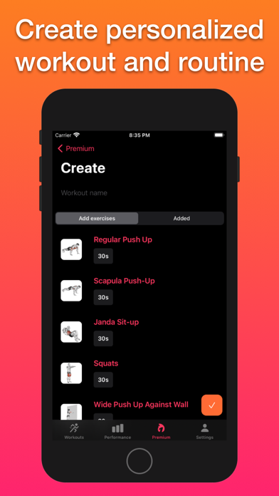1 Minute Fitness: Home Workout Screenshot