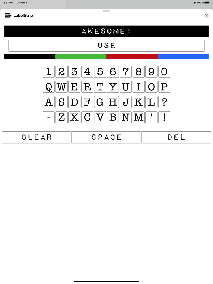 Label Strip Maker - Stickers