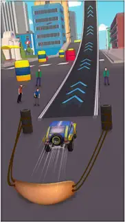 stunt car - slingshot games 3d iphone screenshot 2