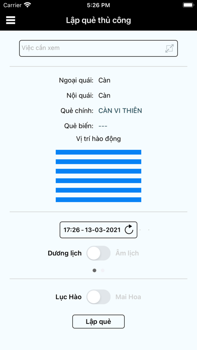 Quẻ Dịch Screenshot