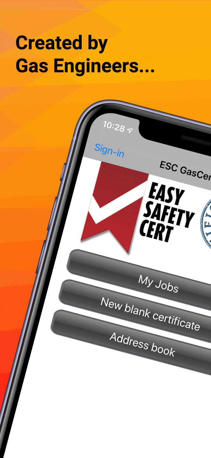 ESC Gas Certificate