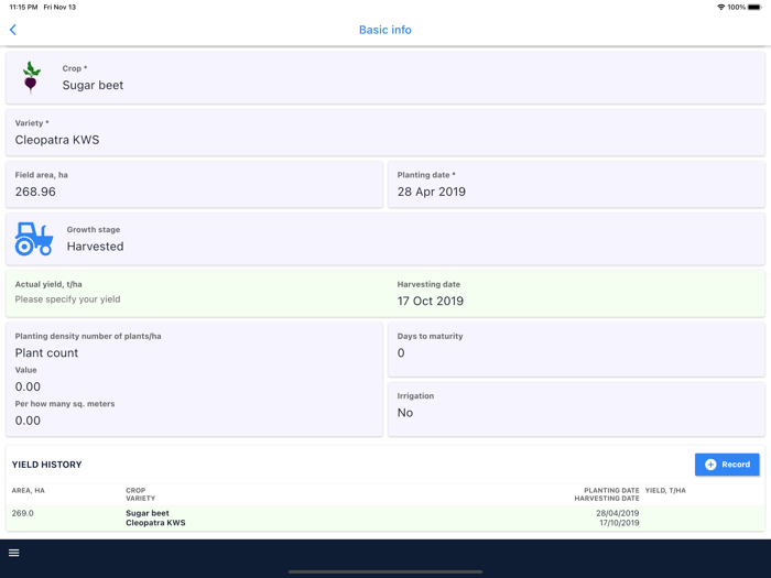 6th Grain FieldFocus
