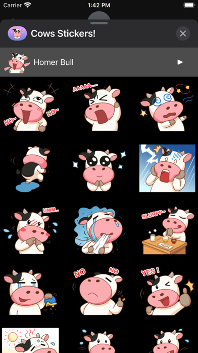 Bulls & Cows Stickers Screenshot