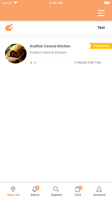 Kreifish Kitchen Screenshot