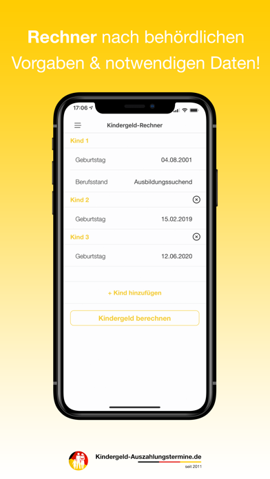 Kindergeld Pro 2021 Screenshot