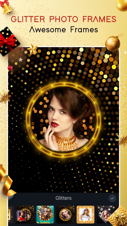 Glitter Photo Frames - Editor screenshot-6
