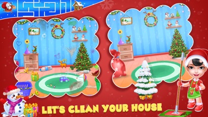 Christmas House Cleaning Games Screenshot
