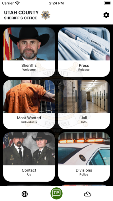 Utah County Sheriff's Office Screenshot