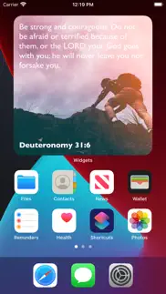 bible widget + iphone screenshot 1