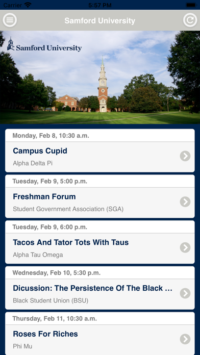 Bulldog Central - Samford Screenshot