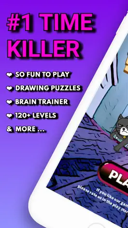 Game screenshot Kill The Cat: Drawing Puzzles mod apk