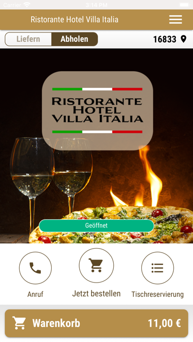 Ristorante Hotel Villa Italia Screenshot