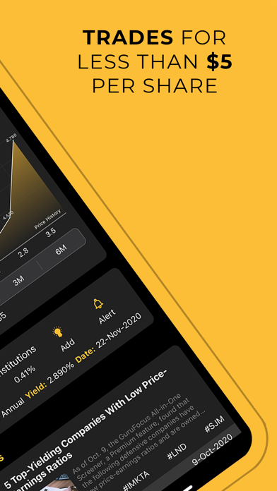Penny Stocks Screenshot