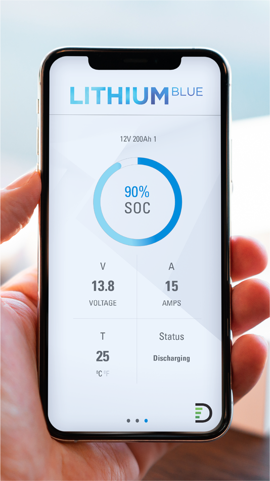 #3. Lithium Blue Battery Monitor (iOS) 由: Discover Energy Corp.
