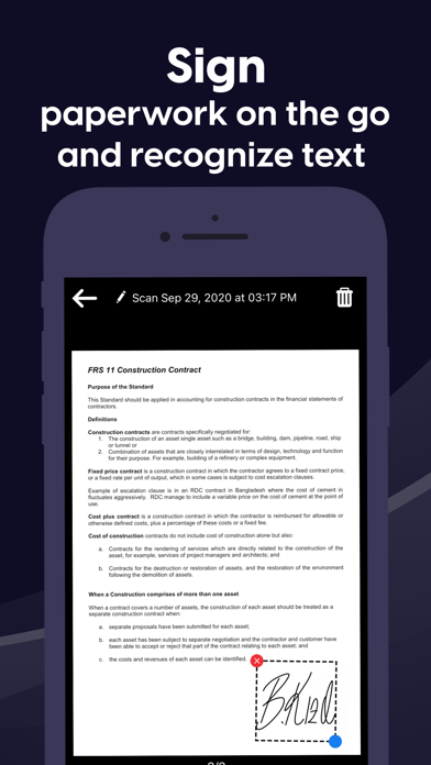 Scanner App: Documents & Sign screenshot 4