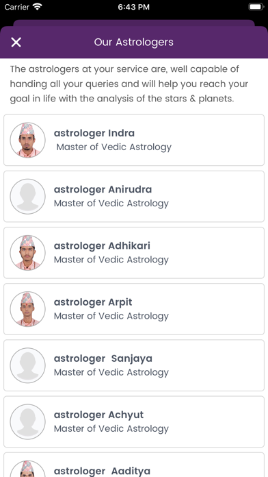 Hora Astrology and Horoscope Screenshot