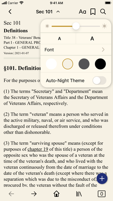 USC 38 - Veterans' Benefits Screenshot